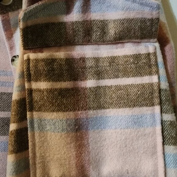 BARBIE Pink Flannel Shirt/ Jacket - Picture 5 of 7